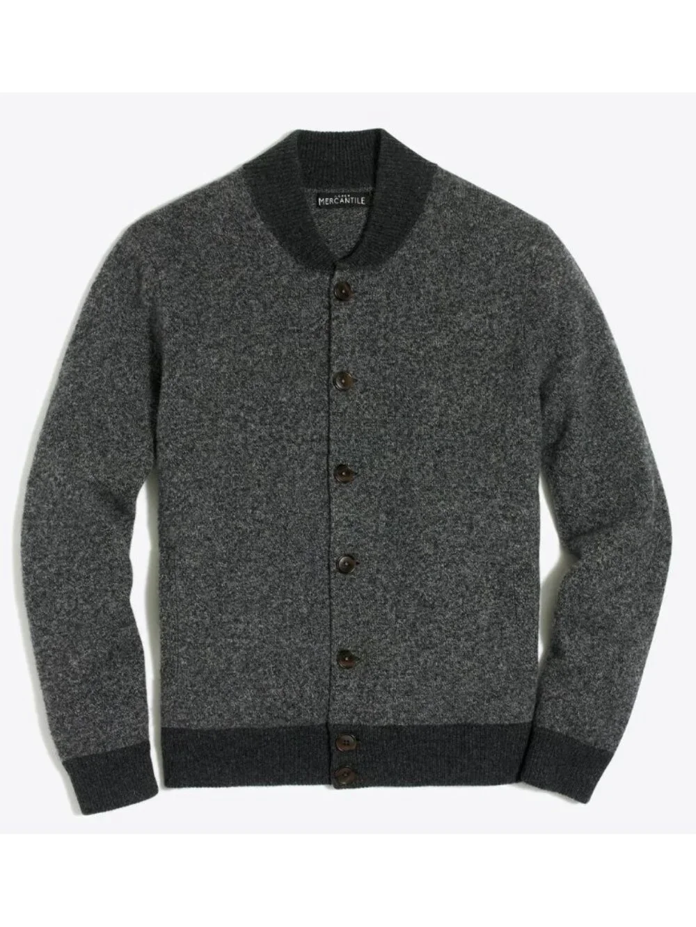 J. Crew Men's Lambswool Sweater Bomber